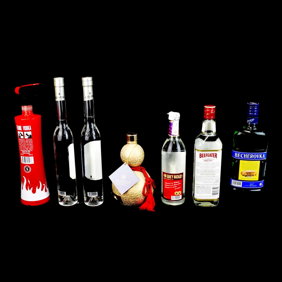 Seven Assorted Bottles