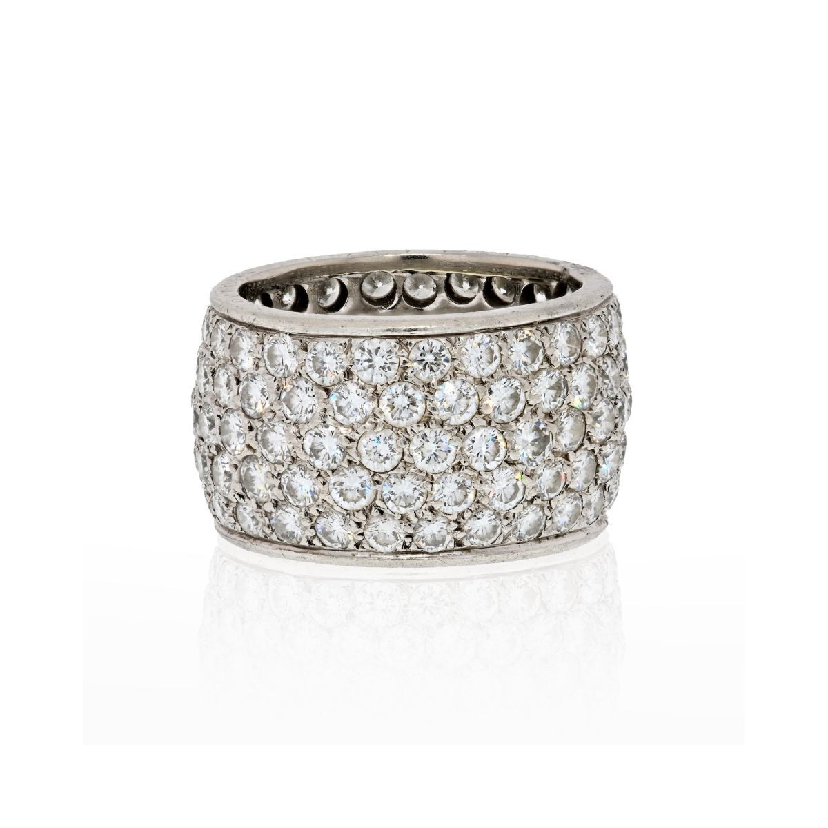 VCA Diamond and Platinum Ring