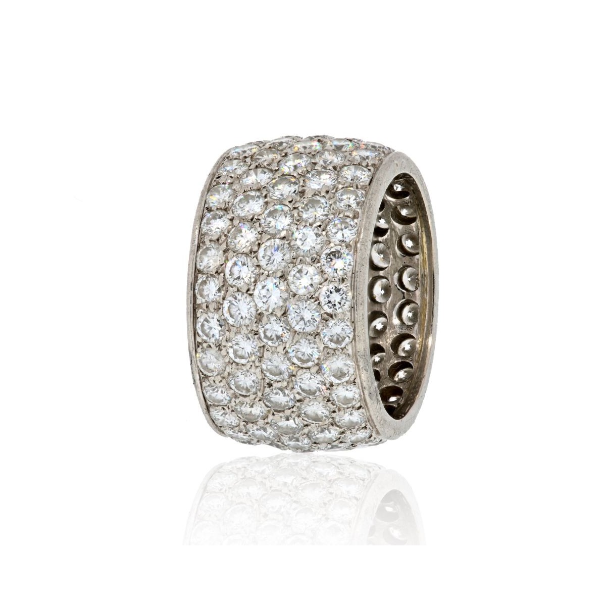 VCA Diamond and Platinum Ring