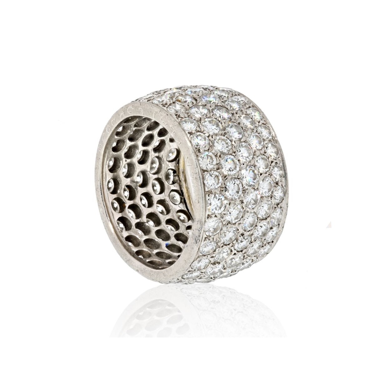 VCA Diamond and Platinum Ring