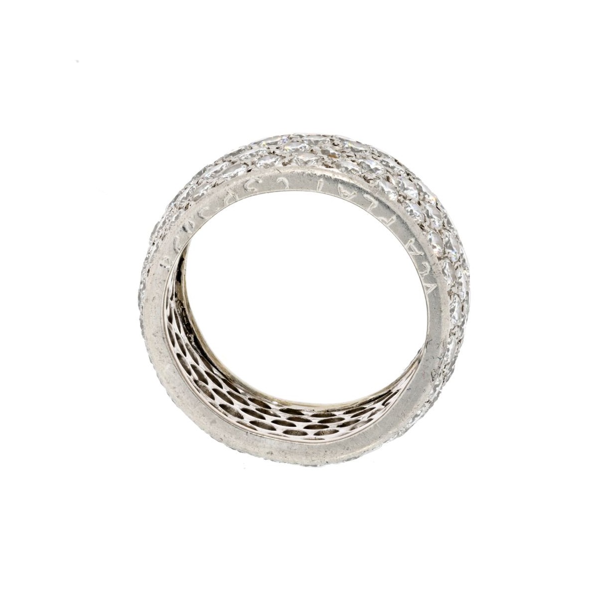 VCA Diamond and Platinum Ring