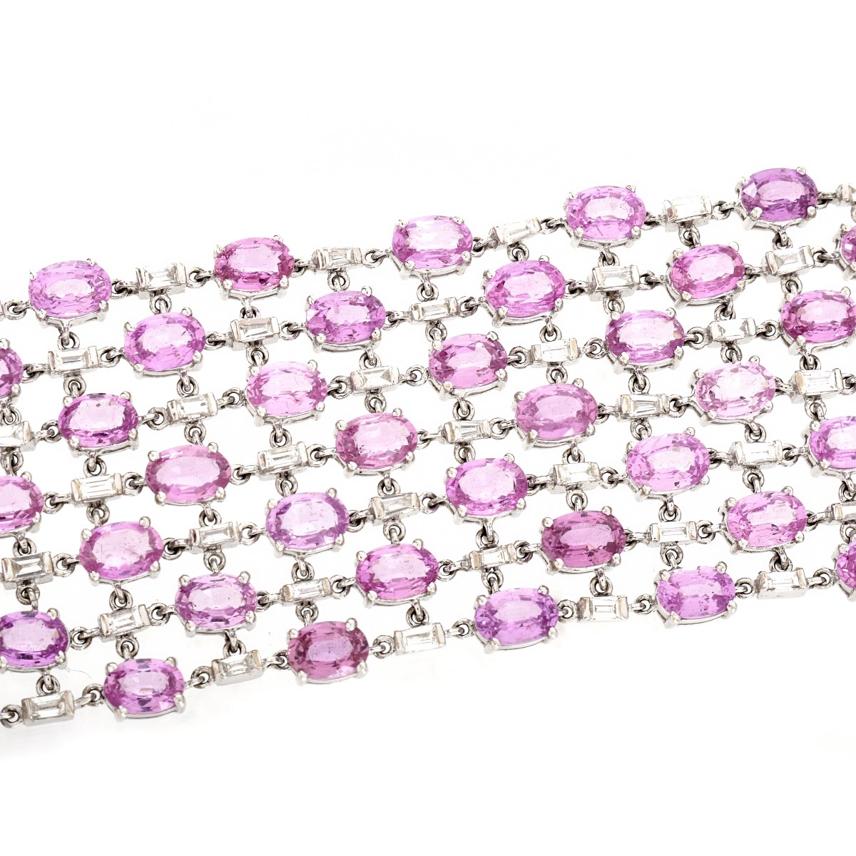 Sapphire, Diamond and 18K Bracelet
