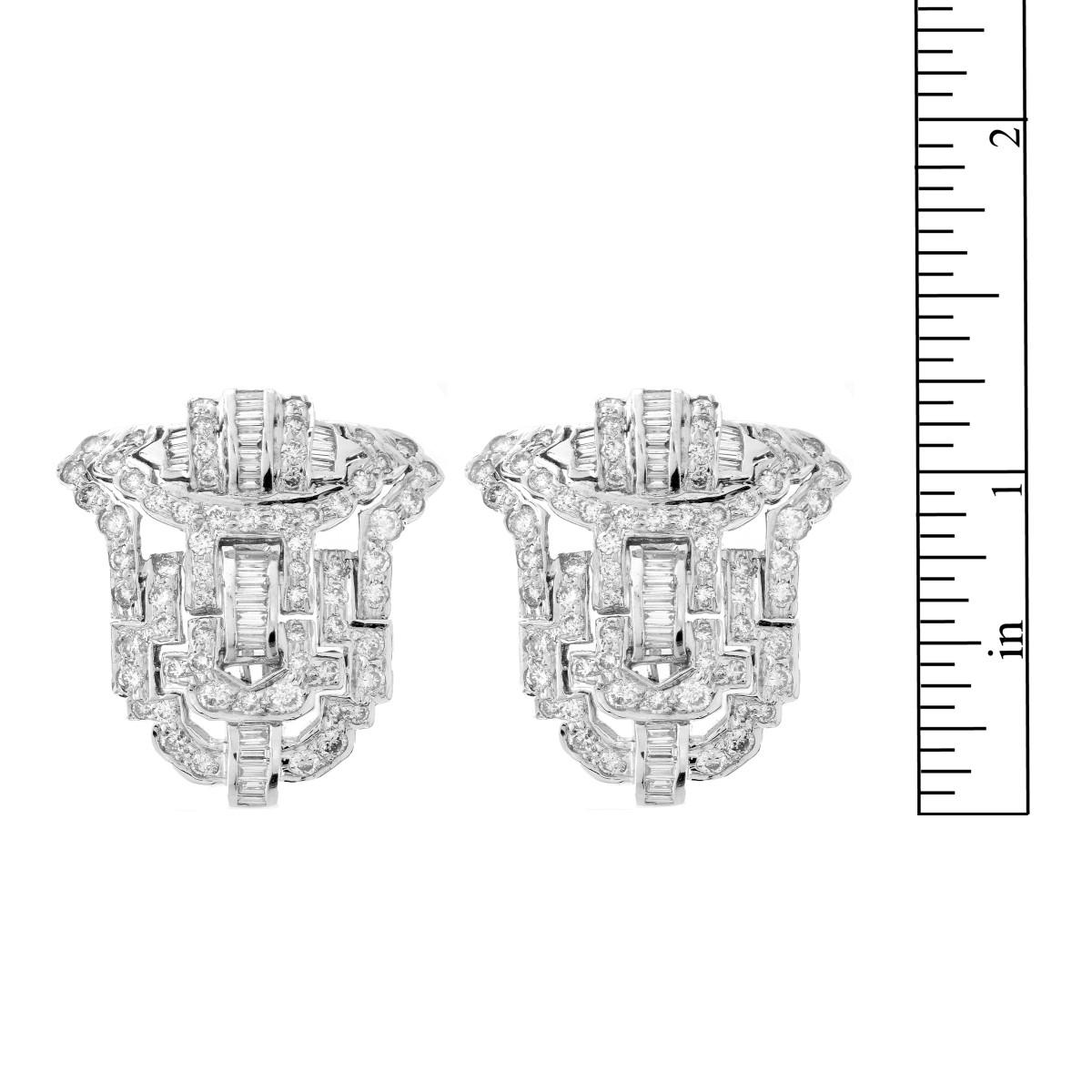 Diamond and 18K Earrings