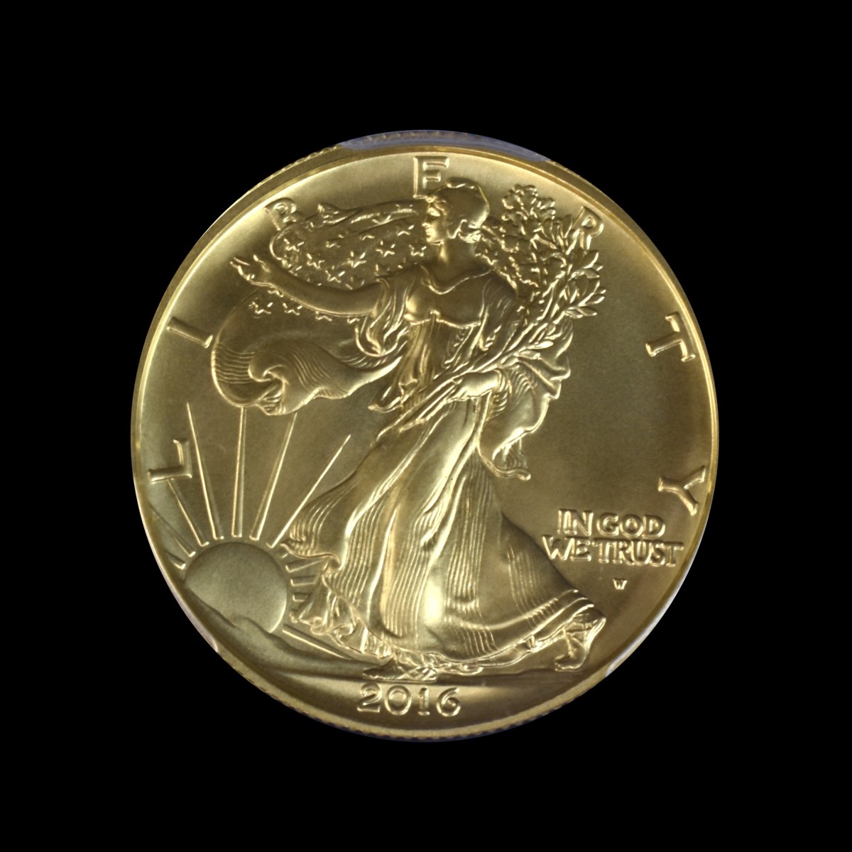 2016-W 50C Walking Liberty Gold Coin