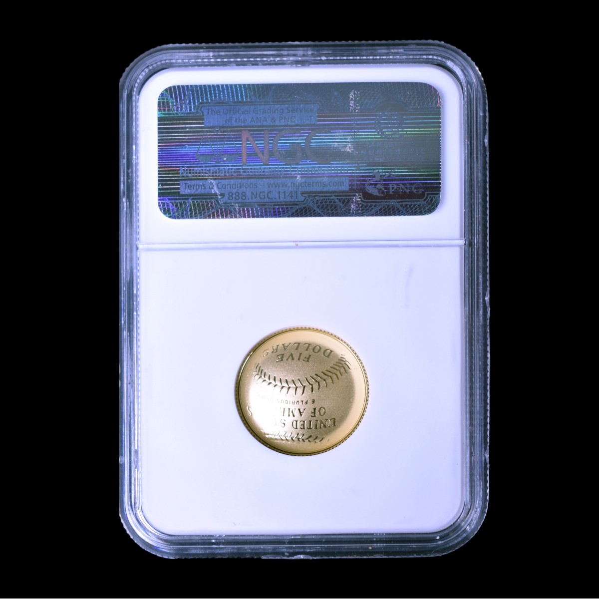 2014-W $5 Baseball Hall of Fame Gold Coin