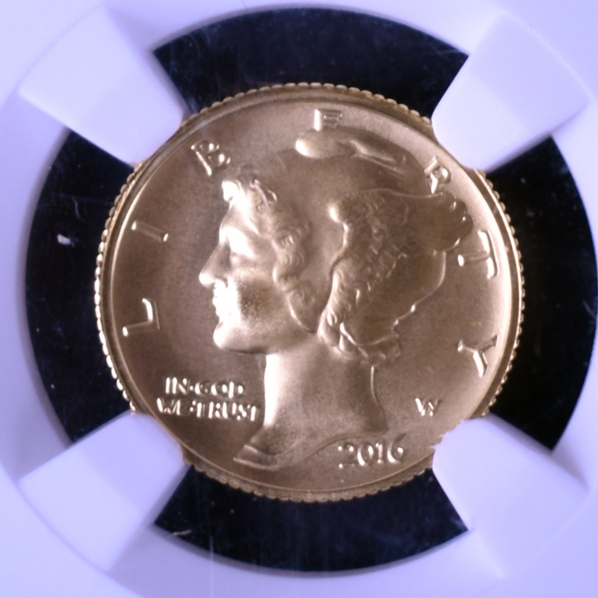 2016-W 10c 24K Gold 1/10 Oz Coin