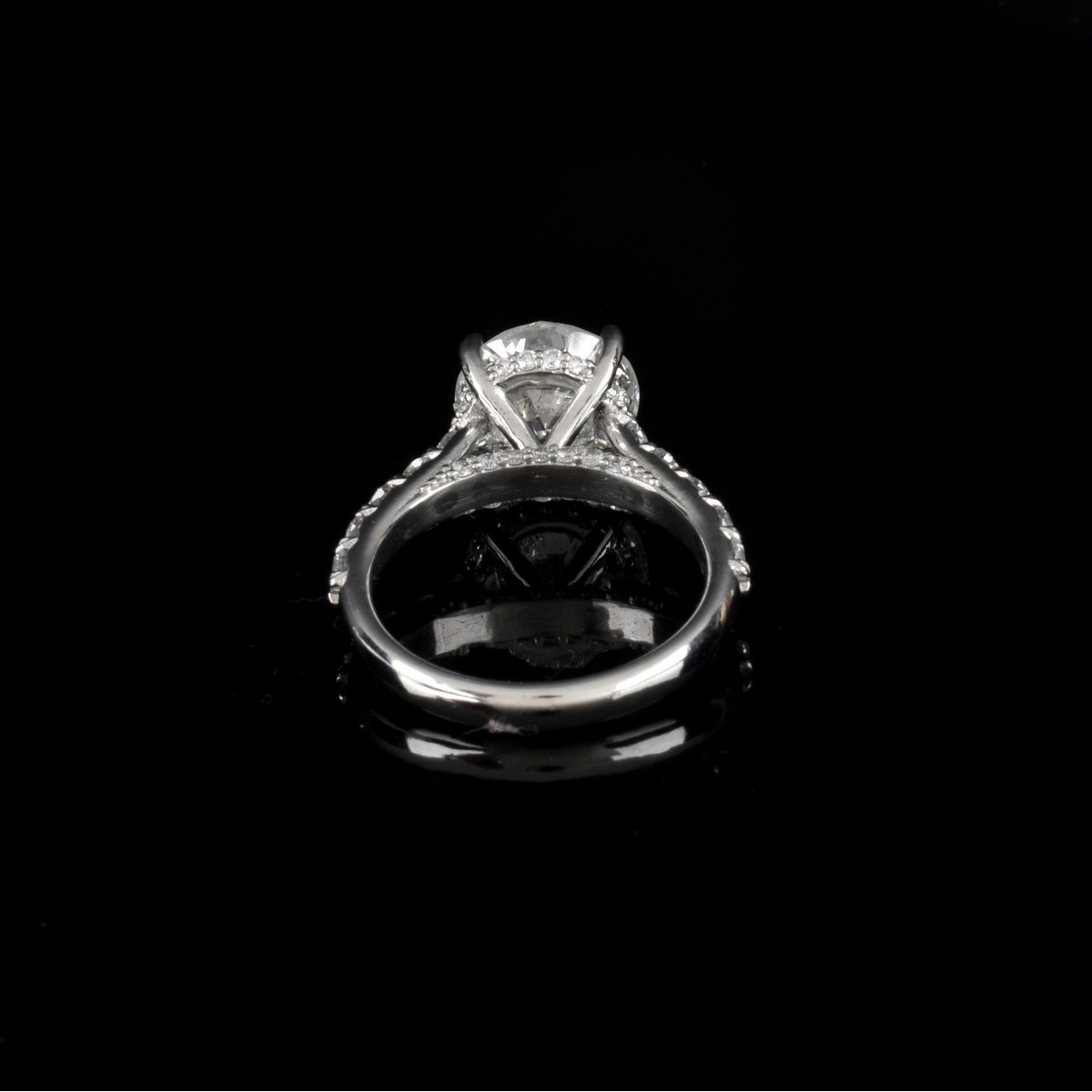 Diamond and Platinum Ring