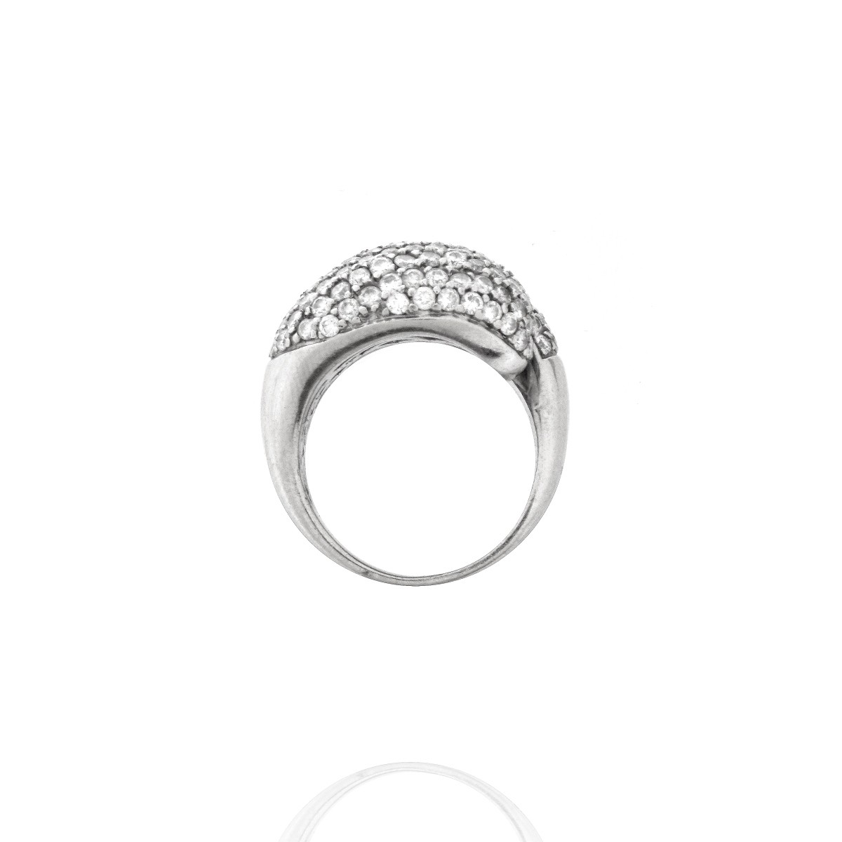 Diamond and 18K Ring