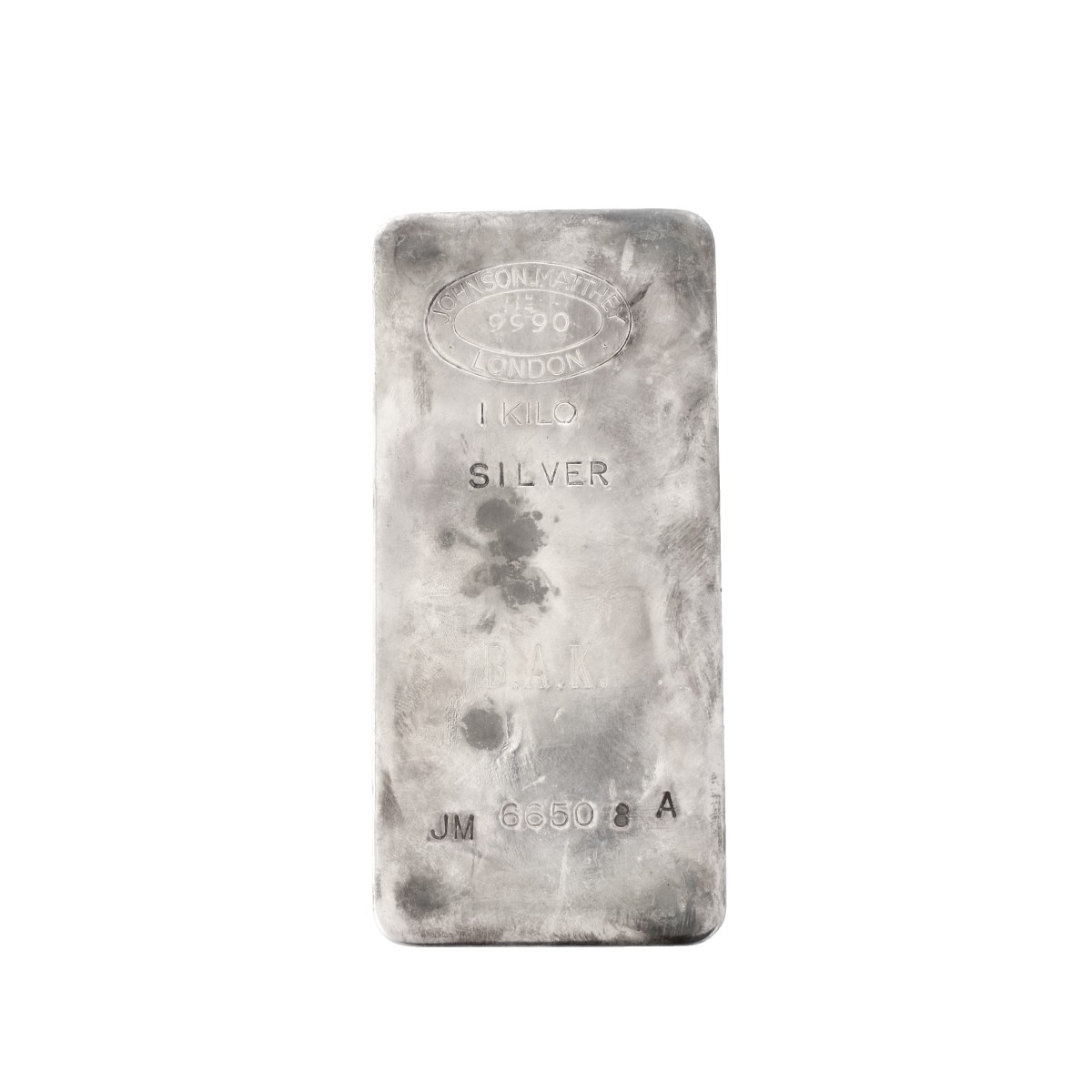 Johnson Mathey 1 Kilo Silver Bar