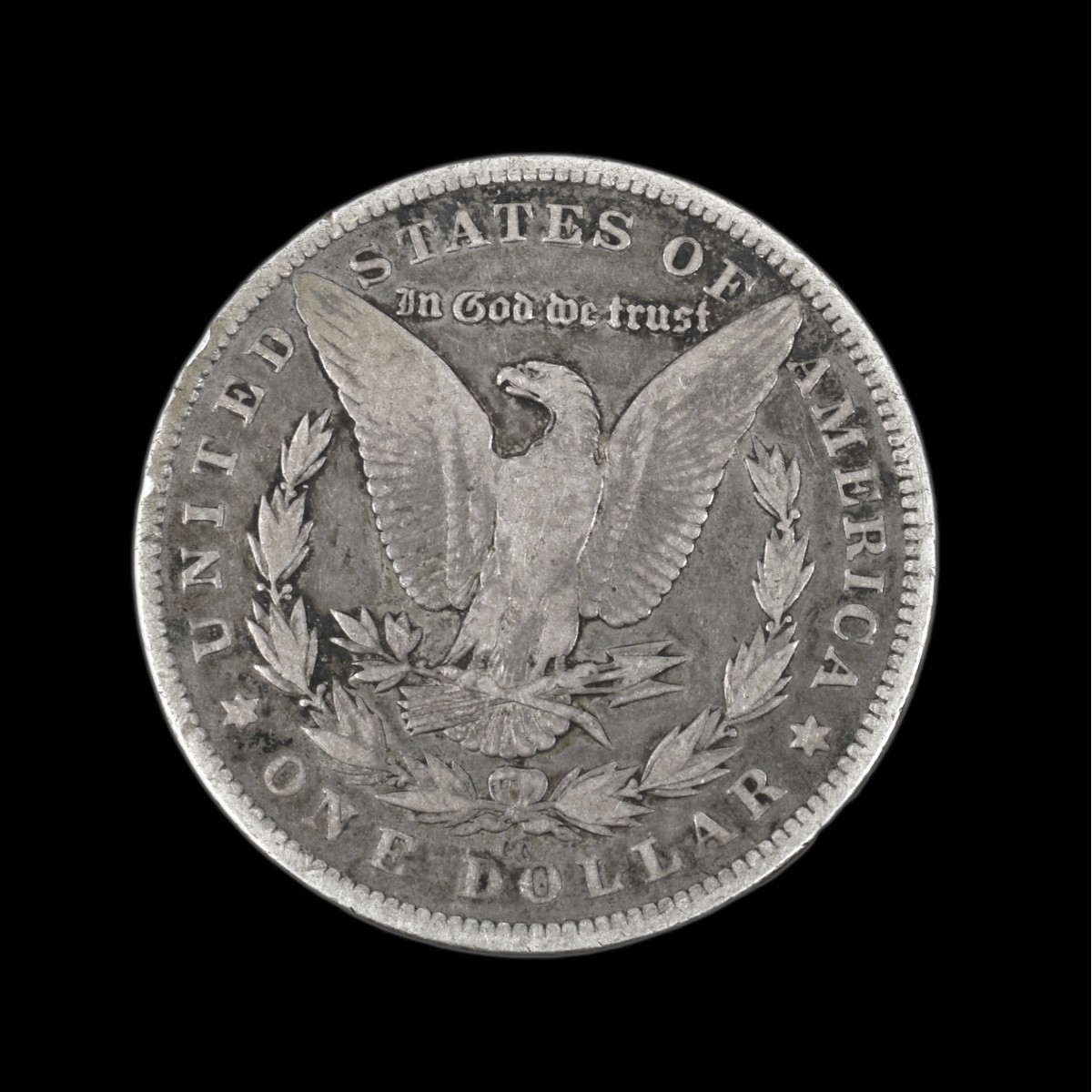 Ten U.S. Morgan Silver Dollars