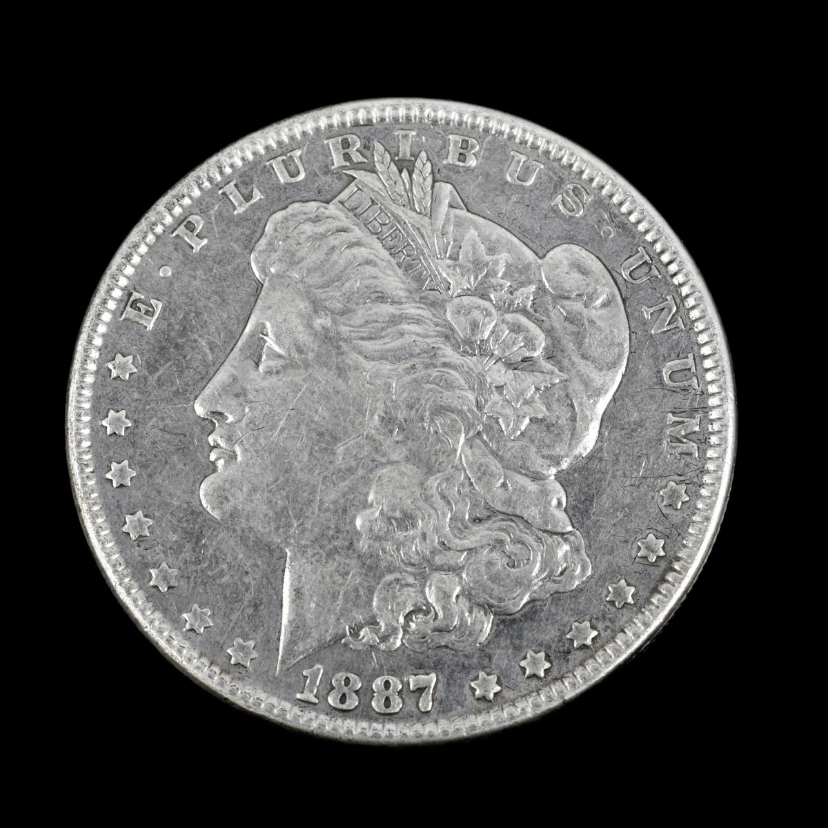 Ten U.S. Silver Morgan Dollars