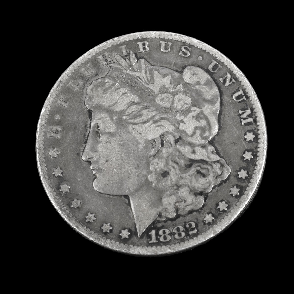 Nine U.S. Silver Morgan Dollars