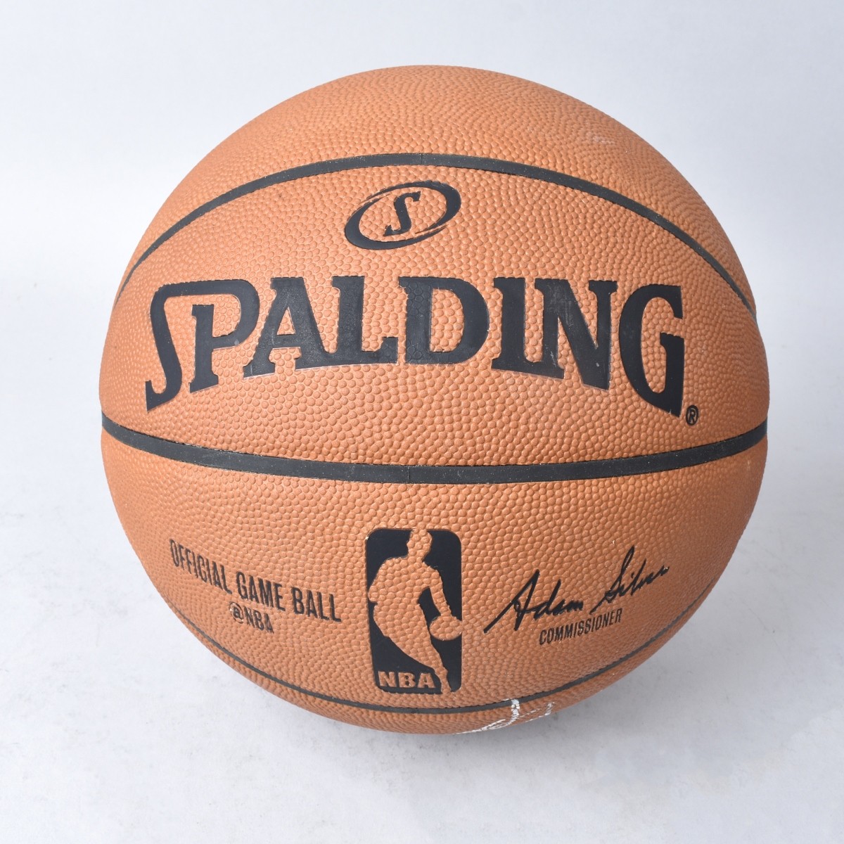 Two (2) NBA Basketballs signed Mourning & Adebayo