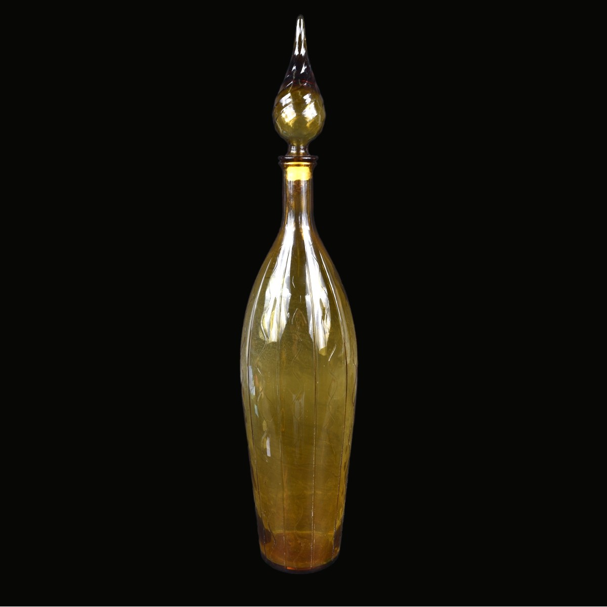 Large Empoli Glass Decanter