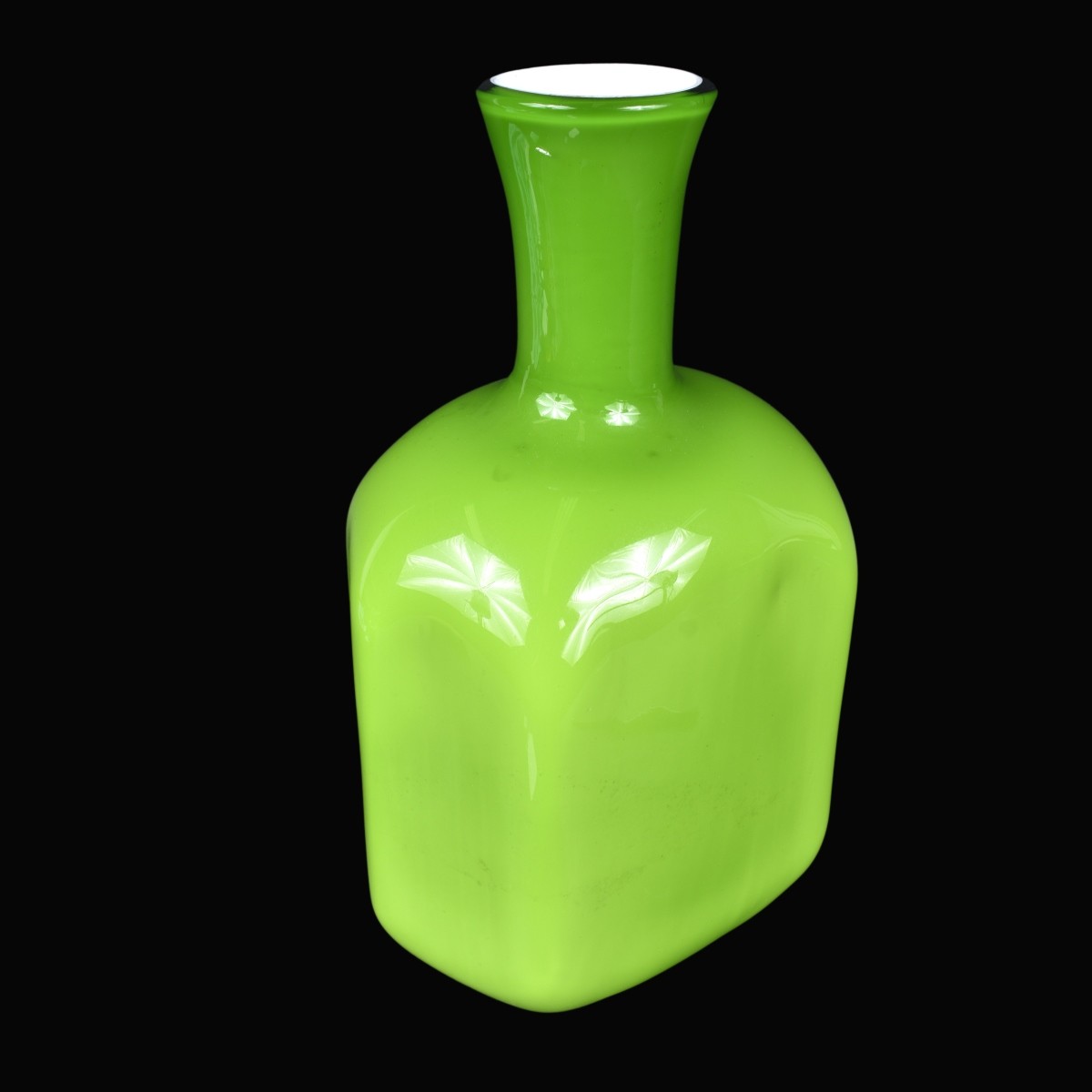 Large Italian Venini Bottle Vase