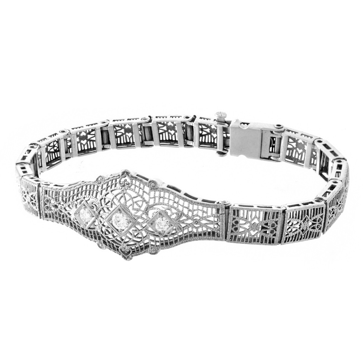 Diamond and Platinum Bracelet