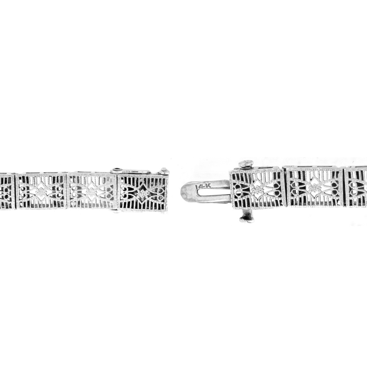 Diamond and Platinum Bracelet