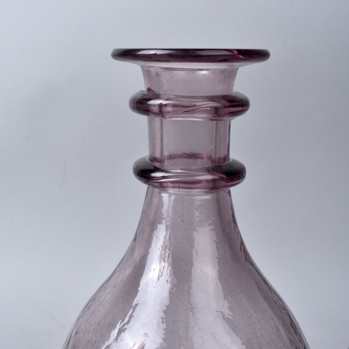 Three Blenko Glass Decanters