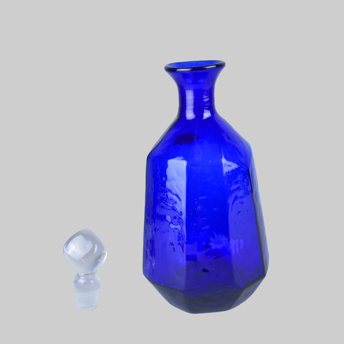 Three Blenko Glass Decanters