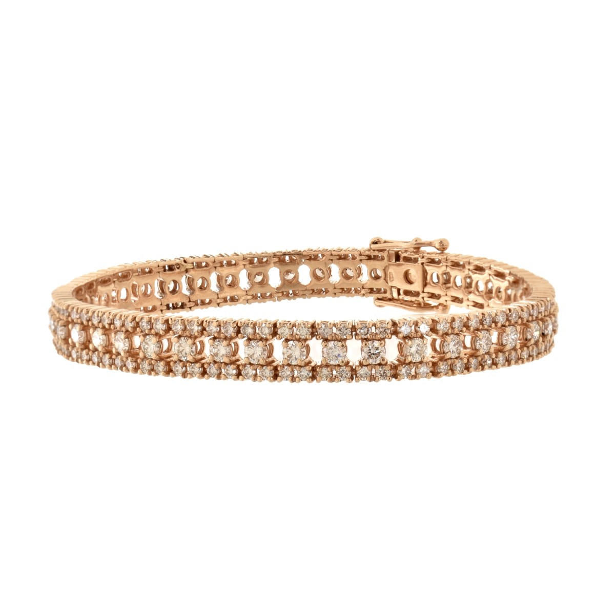 AIG Diamond and 14K Bracelet