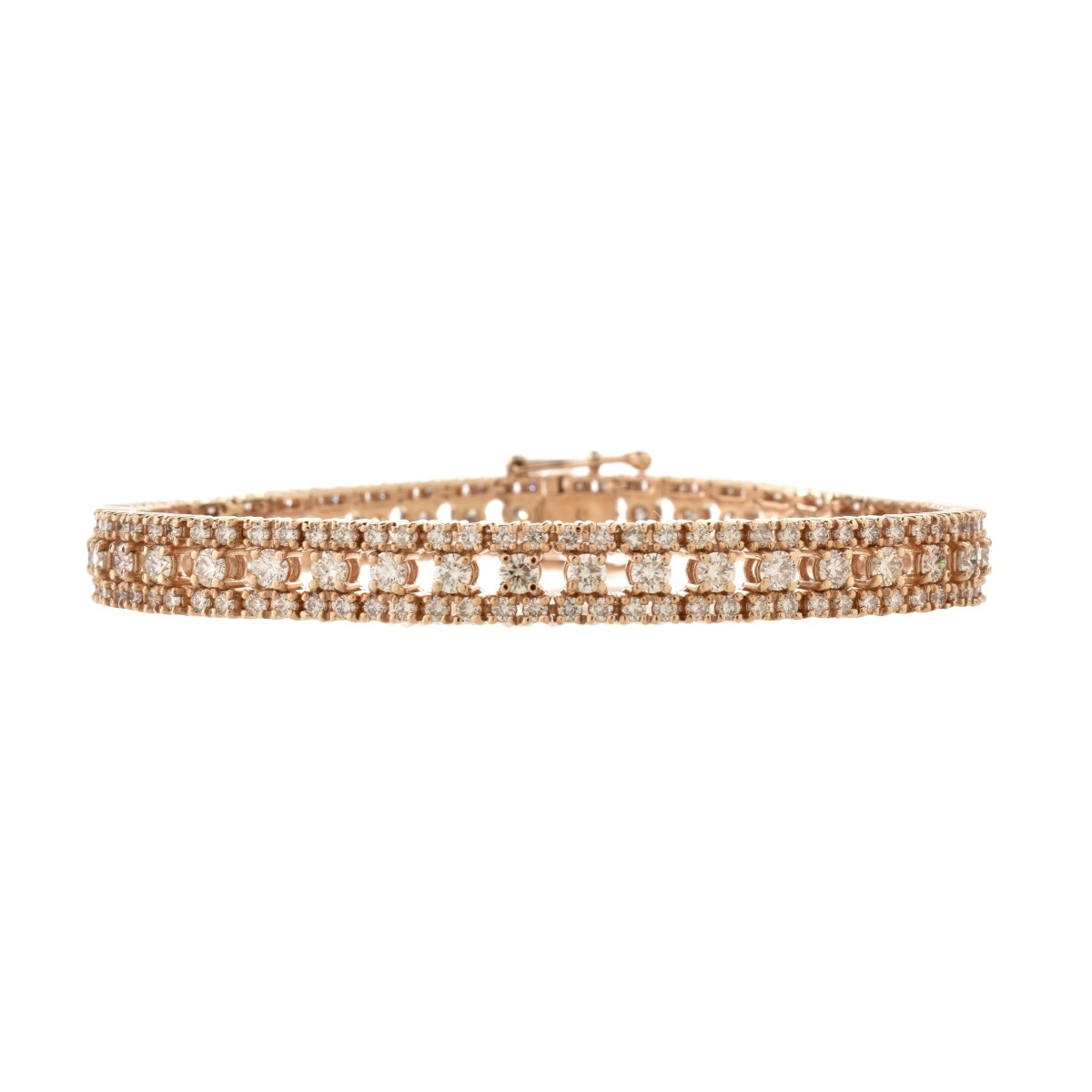 AIG Diamond and 14K Bracelet