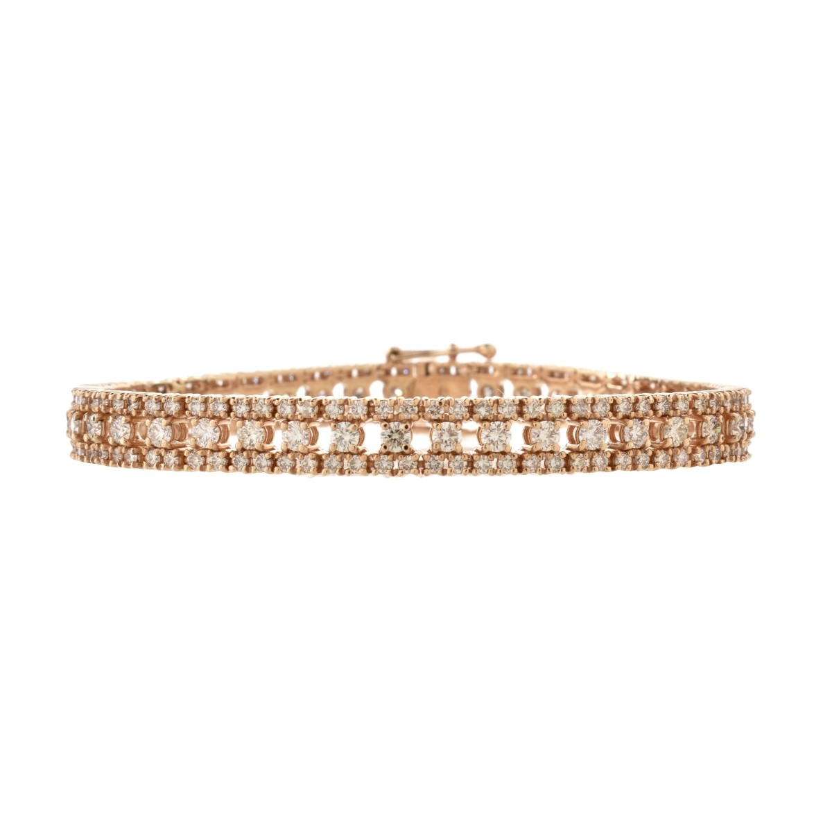 AIG Diamond and 14K Bracelet