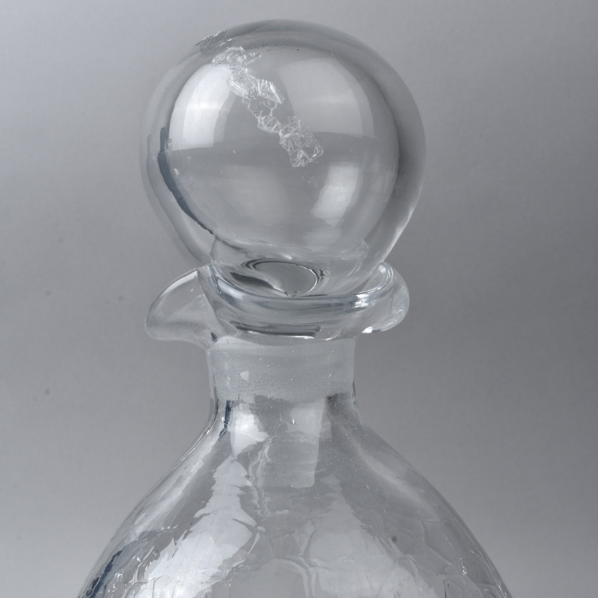 Three Vintage Glass Decanters