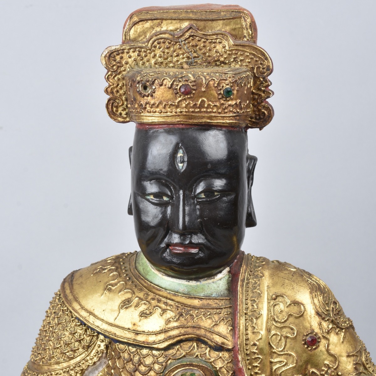 Chinese Emperor Temple Figure