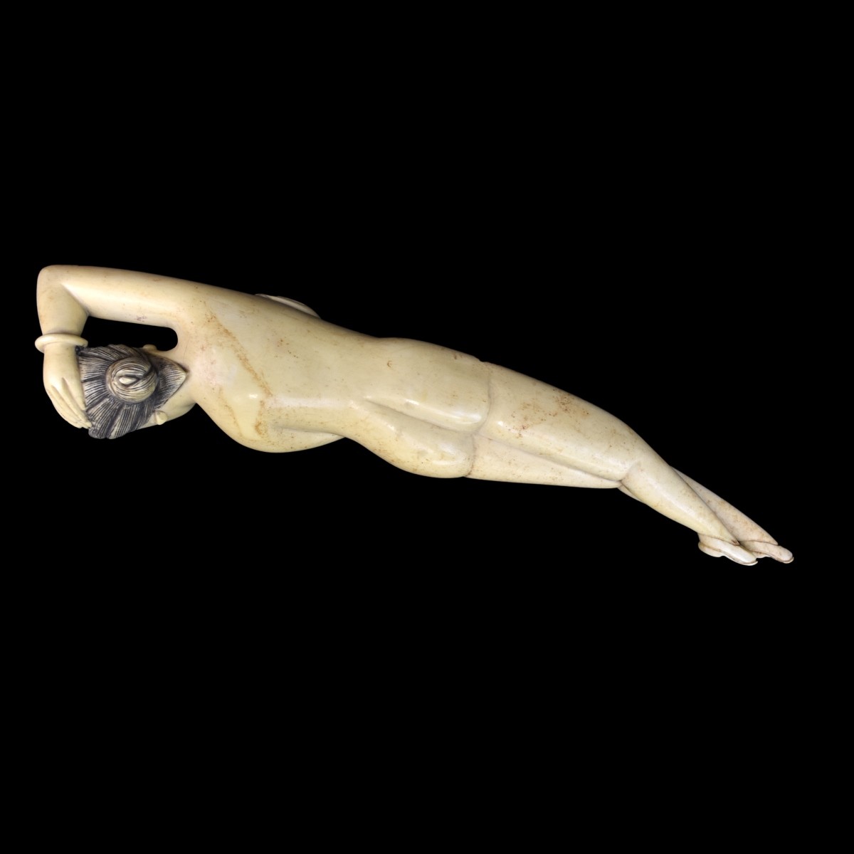 Chinese Recumbent Nude Figurine