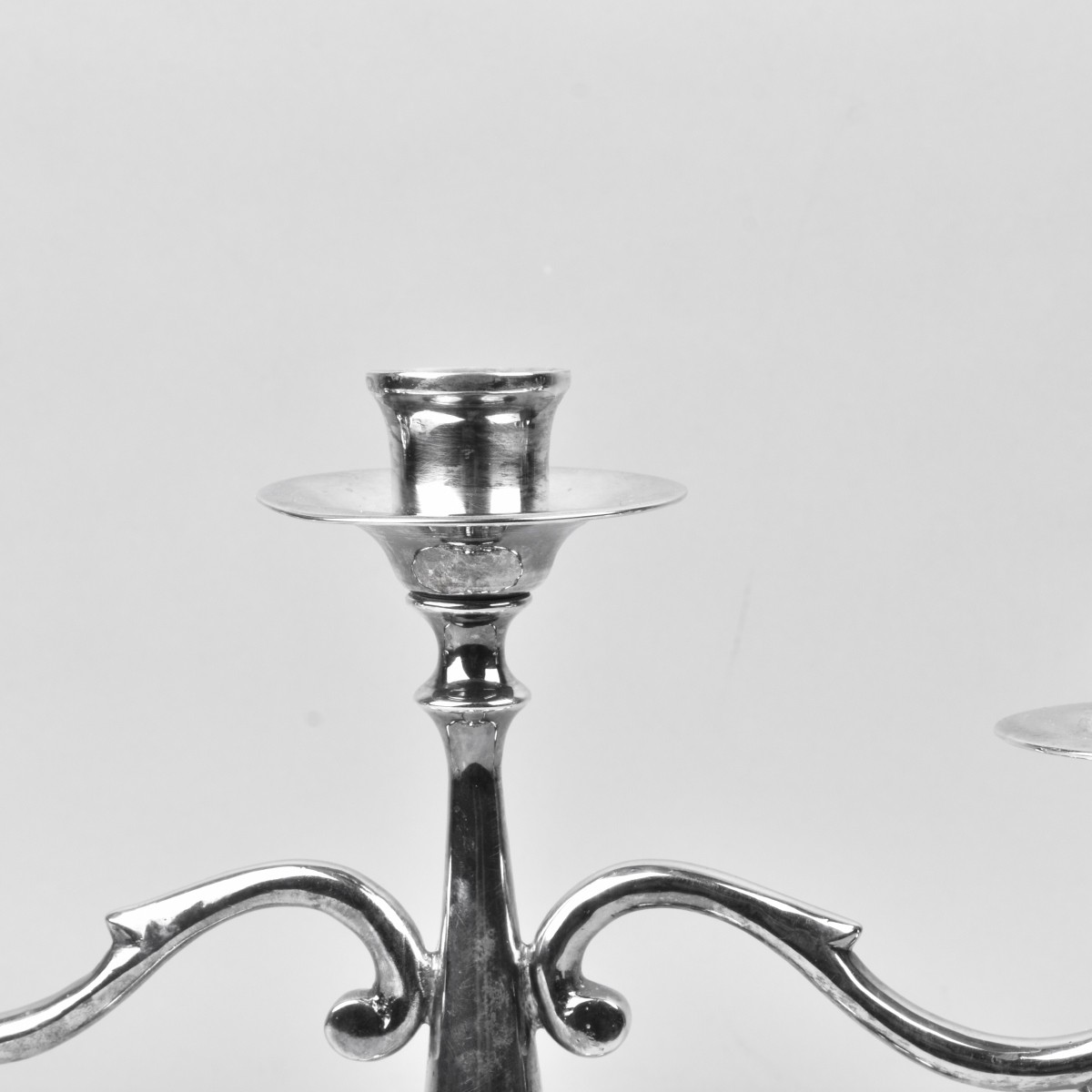 Pair of Sterling Silver Candelabra