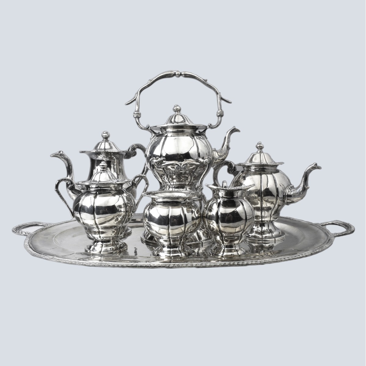 Large Otaduy Sterling Silver Tea Set