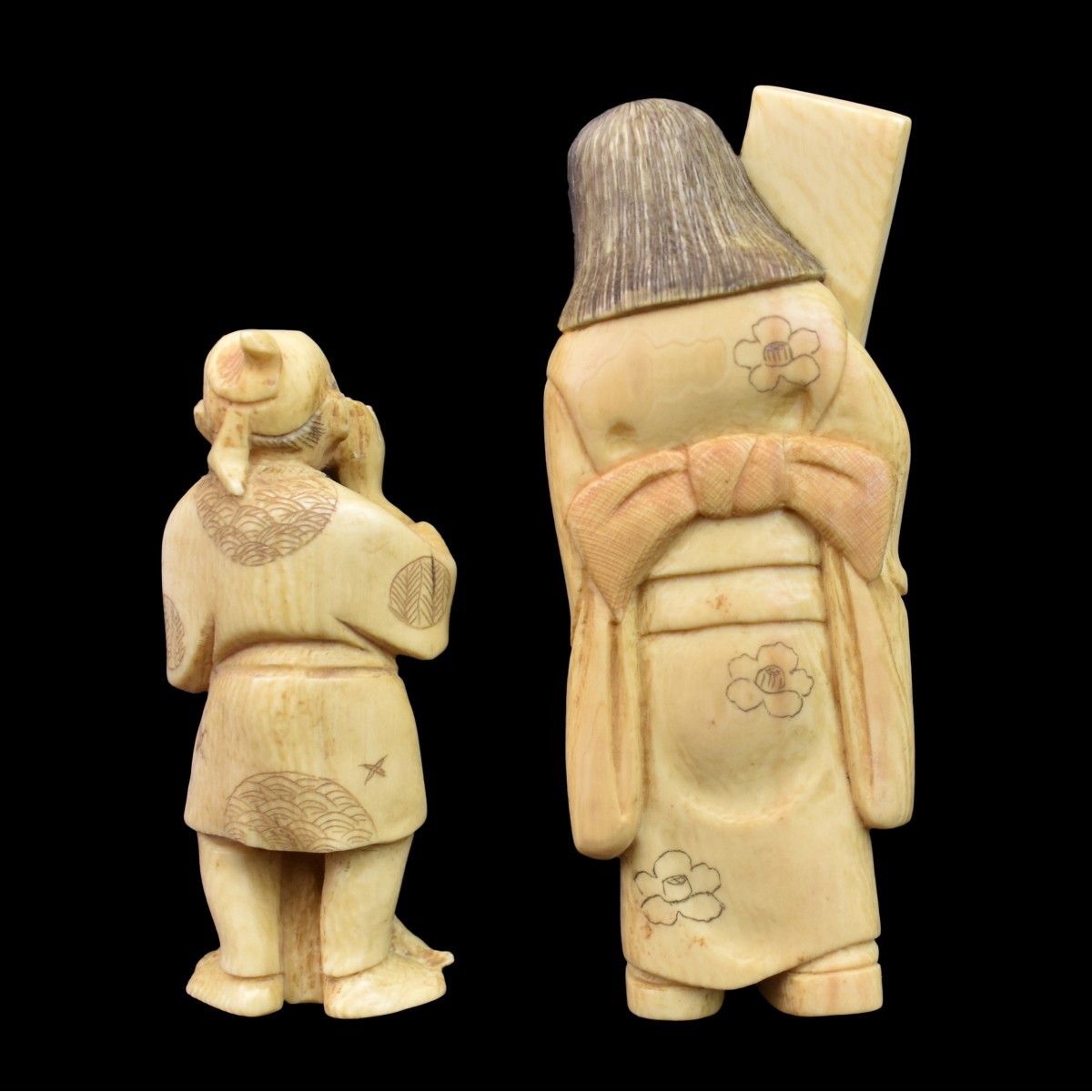 Japanese Okimono Figurines