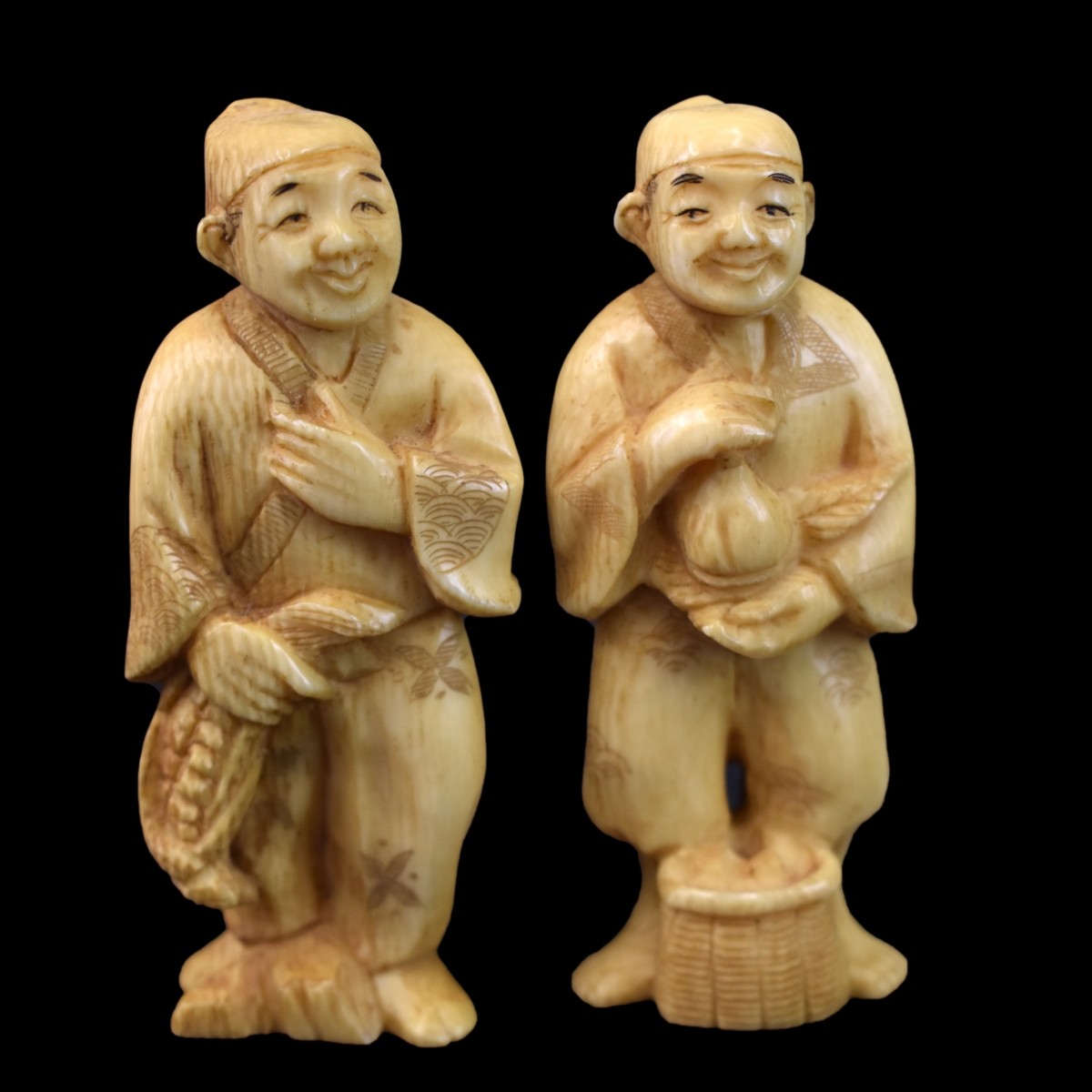 Japanese Okimono Figurines