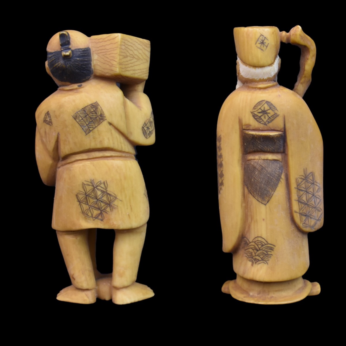 Japanese Okimono Figurines