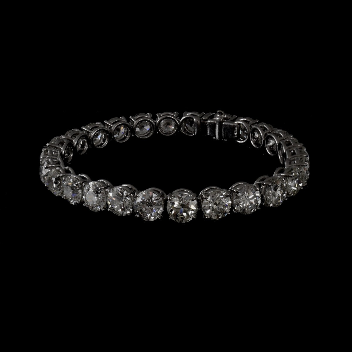 Diamond and Platinum Bracelet