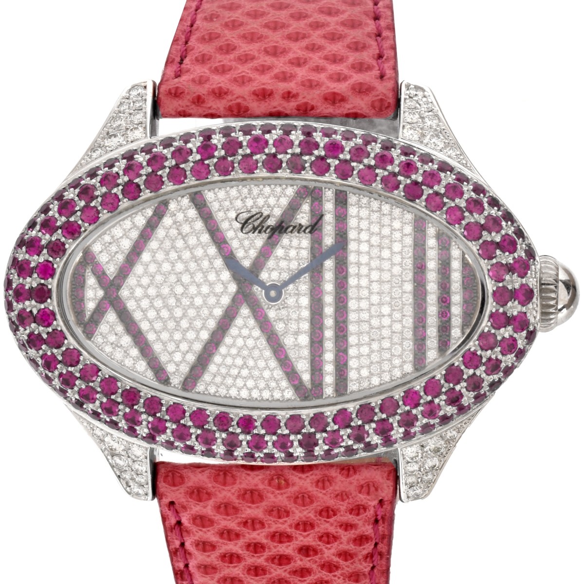 Chopard Diamond, Ruby, 18K Watch