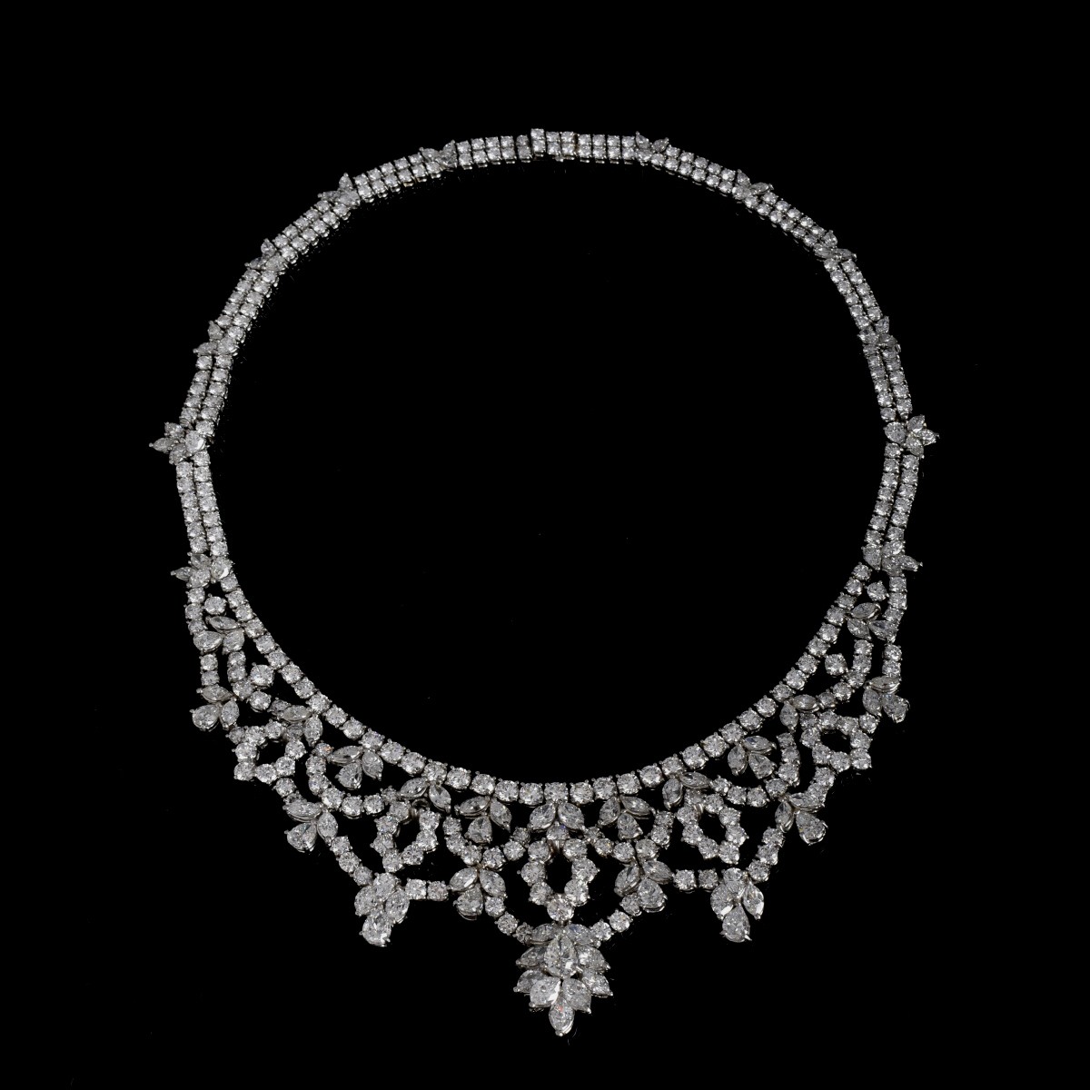 Diamond and Platinum Necklace