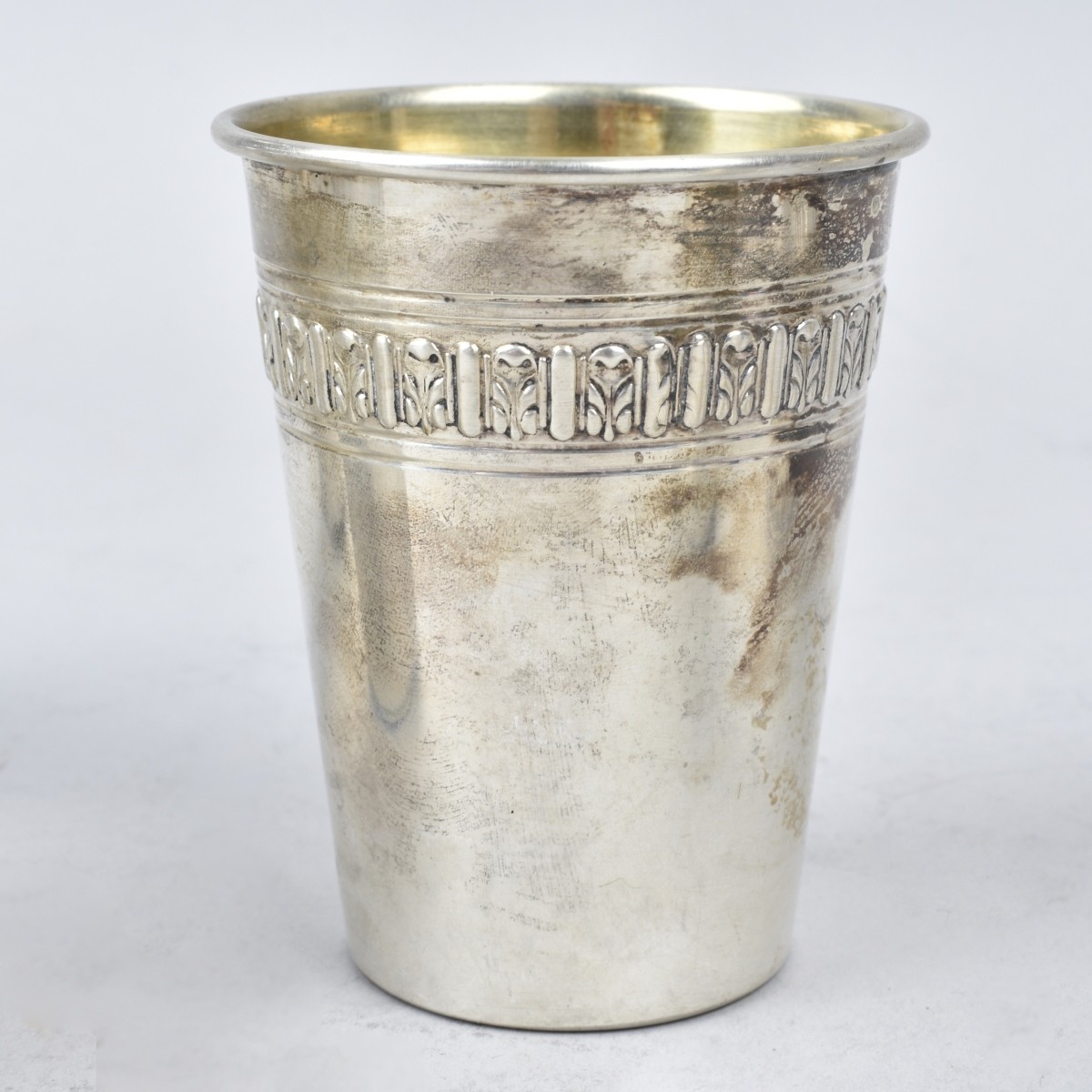 Five Silver Kiddush Cups