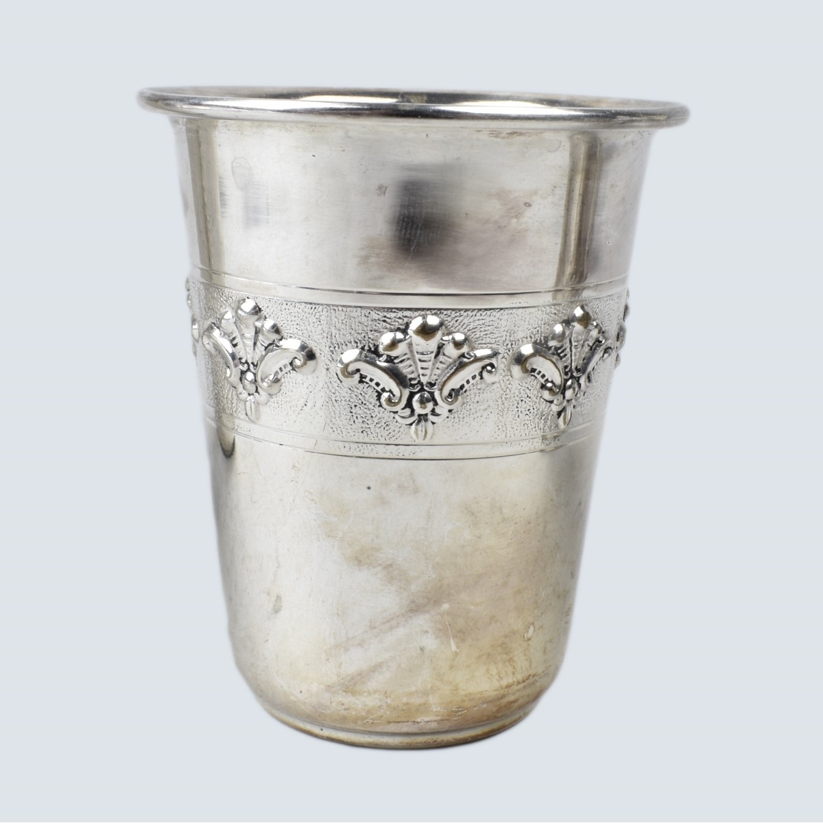 Five Vintage Silver Kiddush Cups