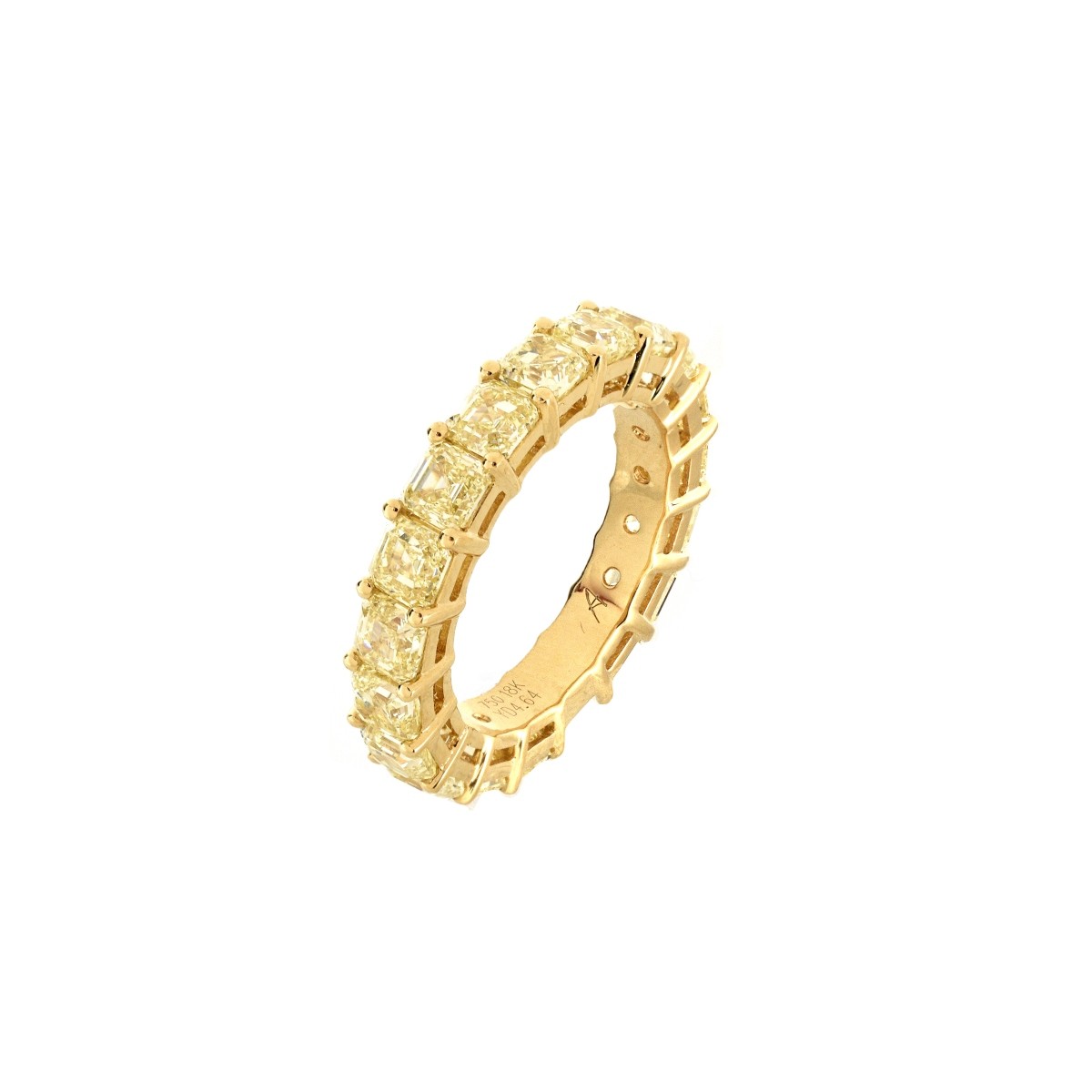 Fancy Diamond and 18K Ring