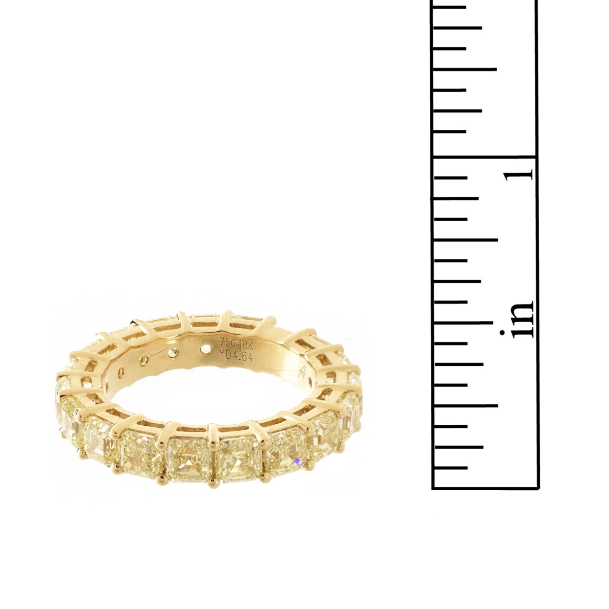 Fancy Diamond and 18K Ring