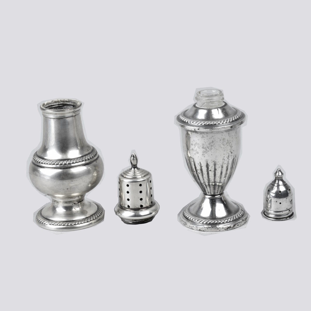 Vintage Sterling Silver Shakers