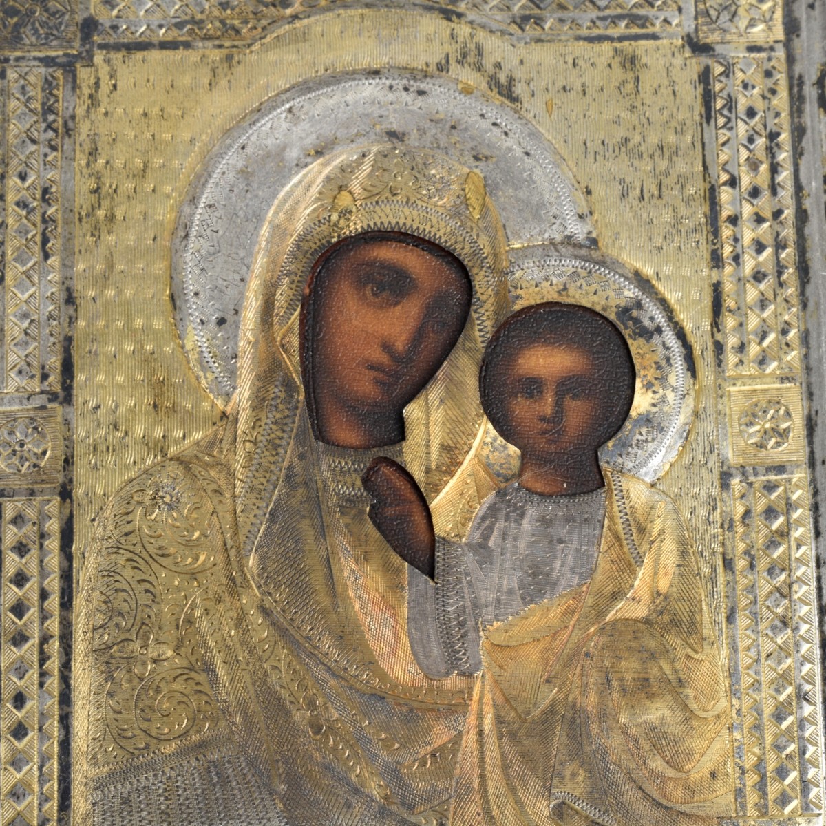 Three Antique Russian Icons