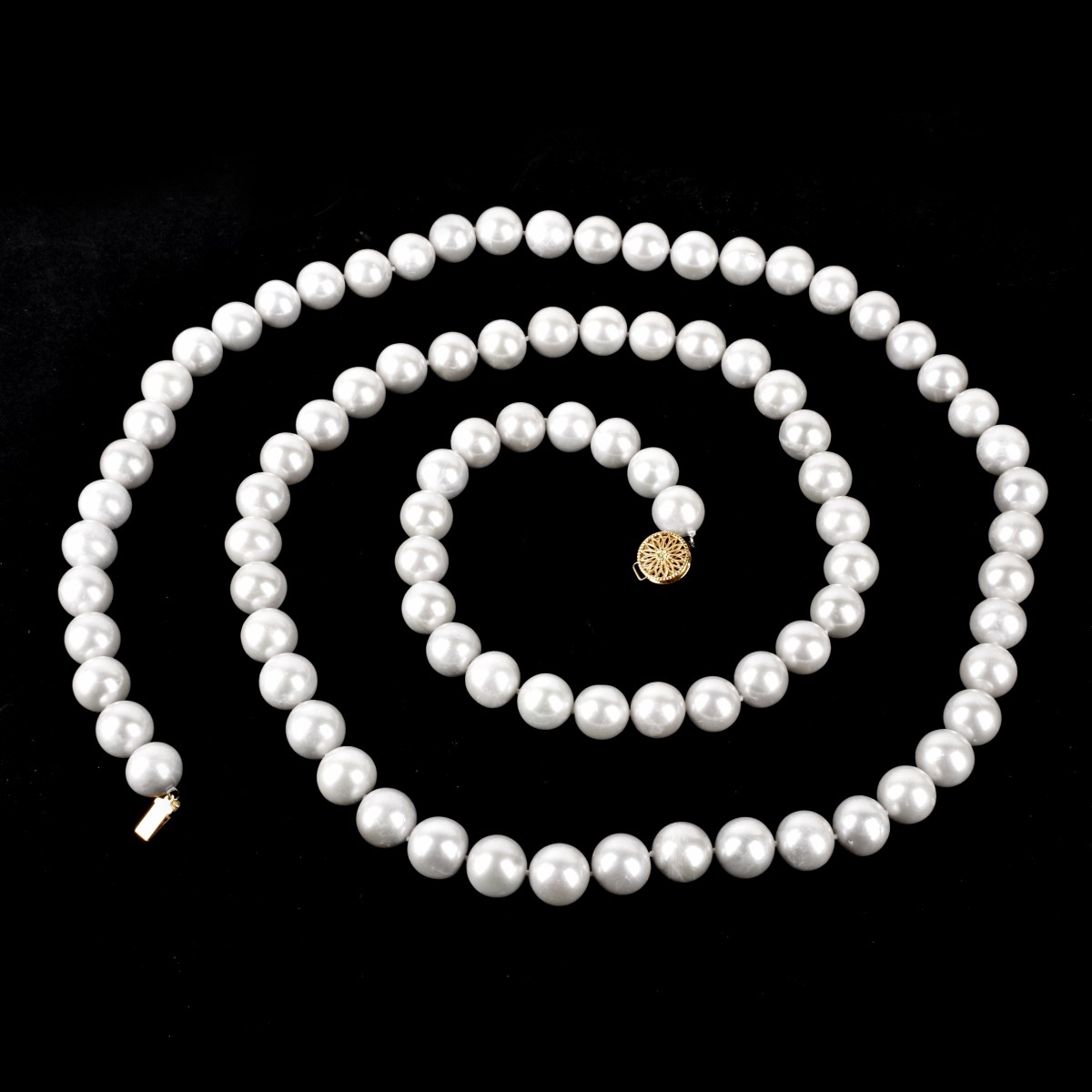 Pearl and 18K Necklace