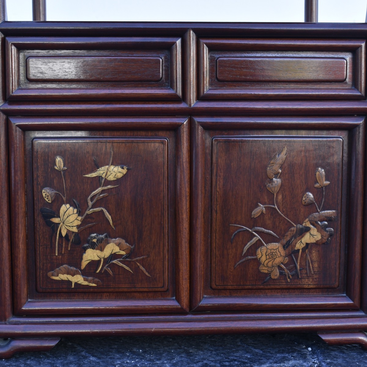 Chinese 4-Piece Etagere Cabinet