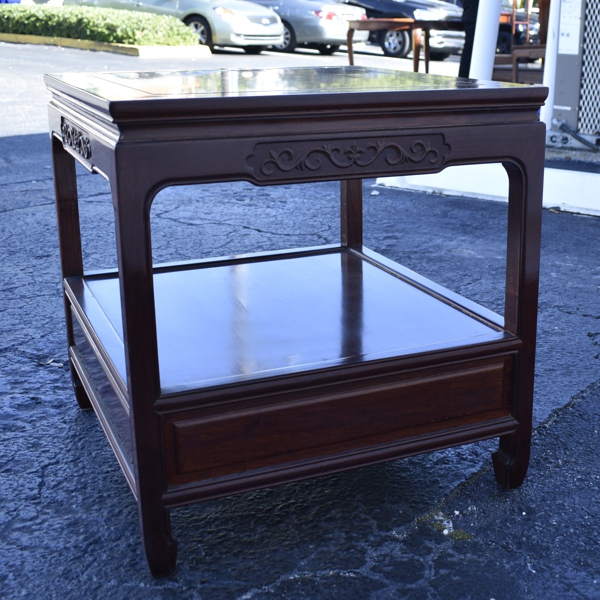 Pair of Chinese End Tables