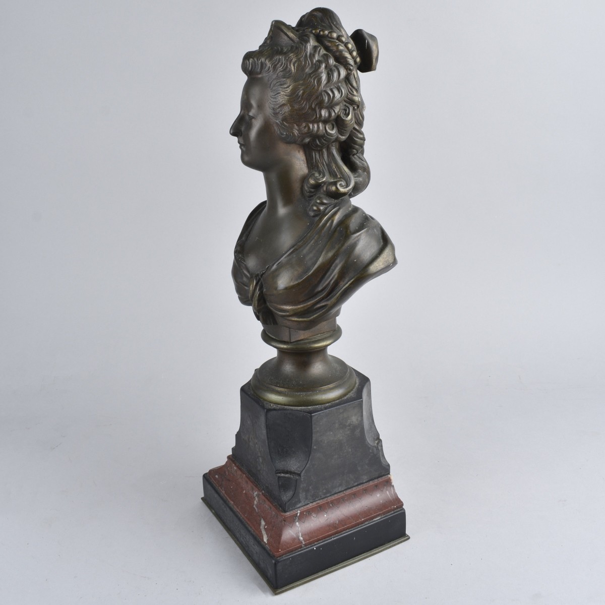 Antique French Bronze Bust