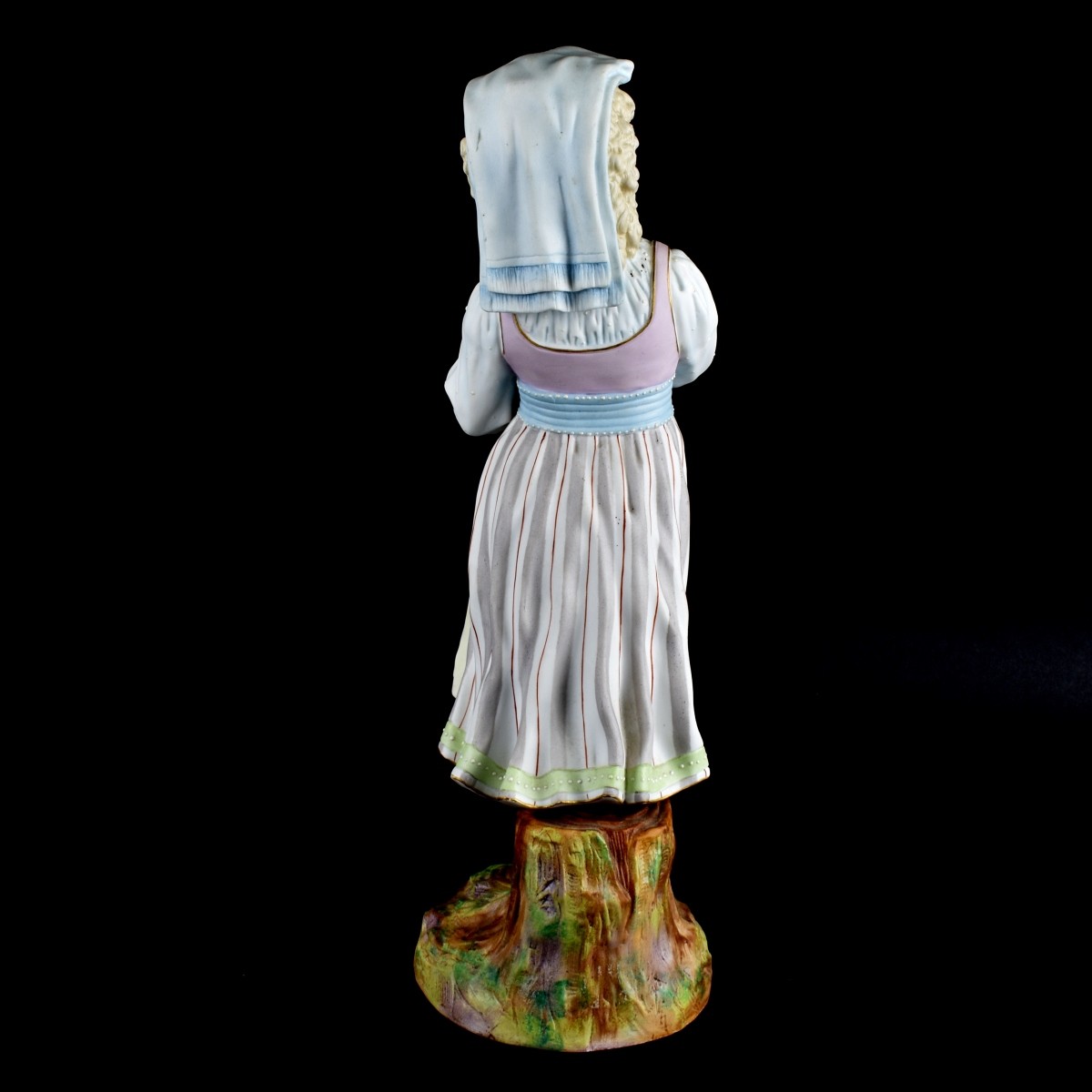 Large German Bisque Porcelain Figurine