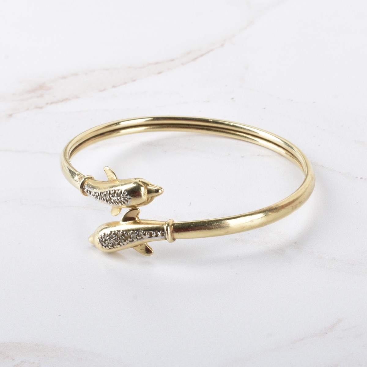 14K Bangle