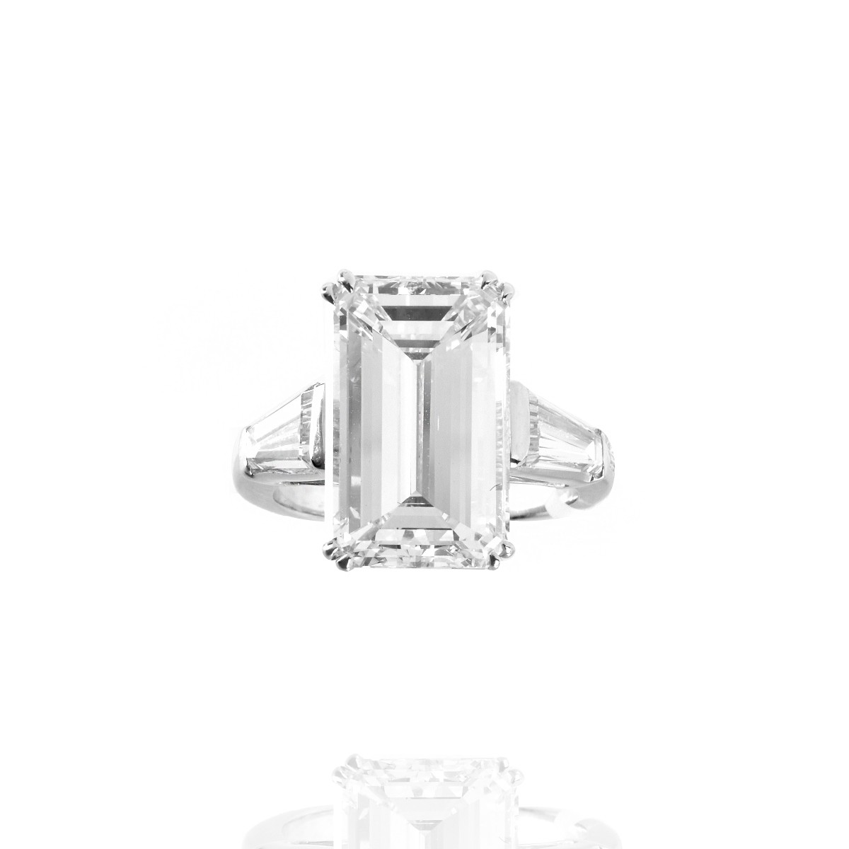 Diamond and Platinum Ring